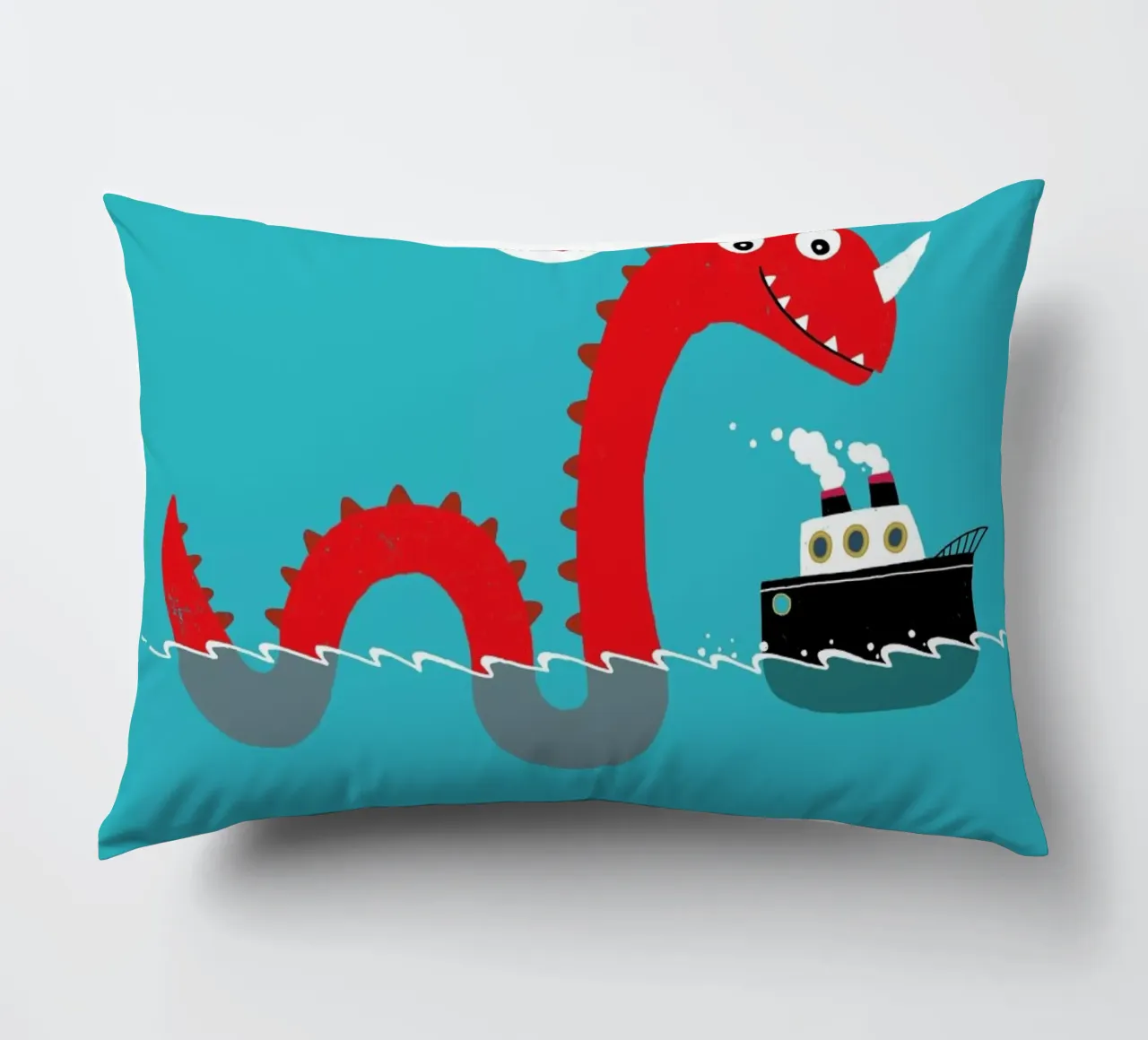 Love on the Open Seas cuscino da DinoMike