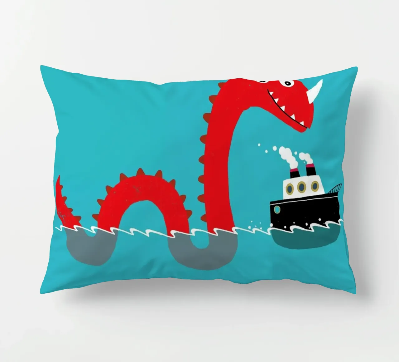 Love on the Open Seas cuscino da DinoMike