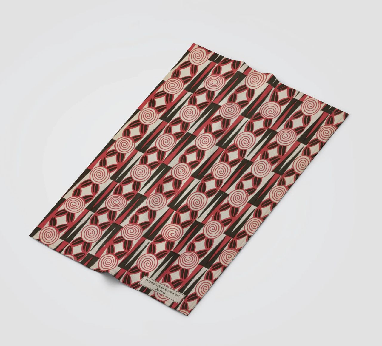 Charles Goy - Leaflets of Feminine Elegance 01 fleece blanket by Old Masters