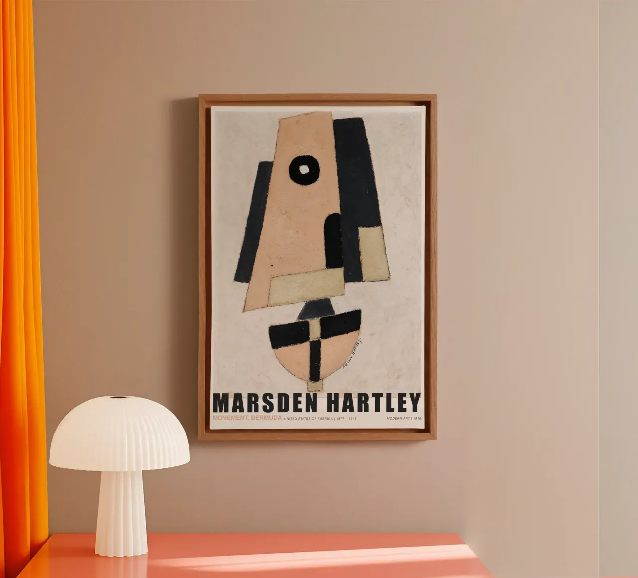 Hartley Mardsen - Movement Bermuda tela con Cornice a cassetta da Old Masters