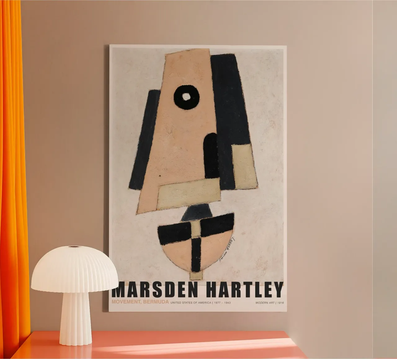 Hartley Mardsen - Movement Bermuda tela con Cornice a cassetta da Old Masters
