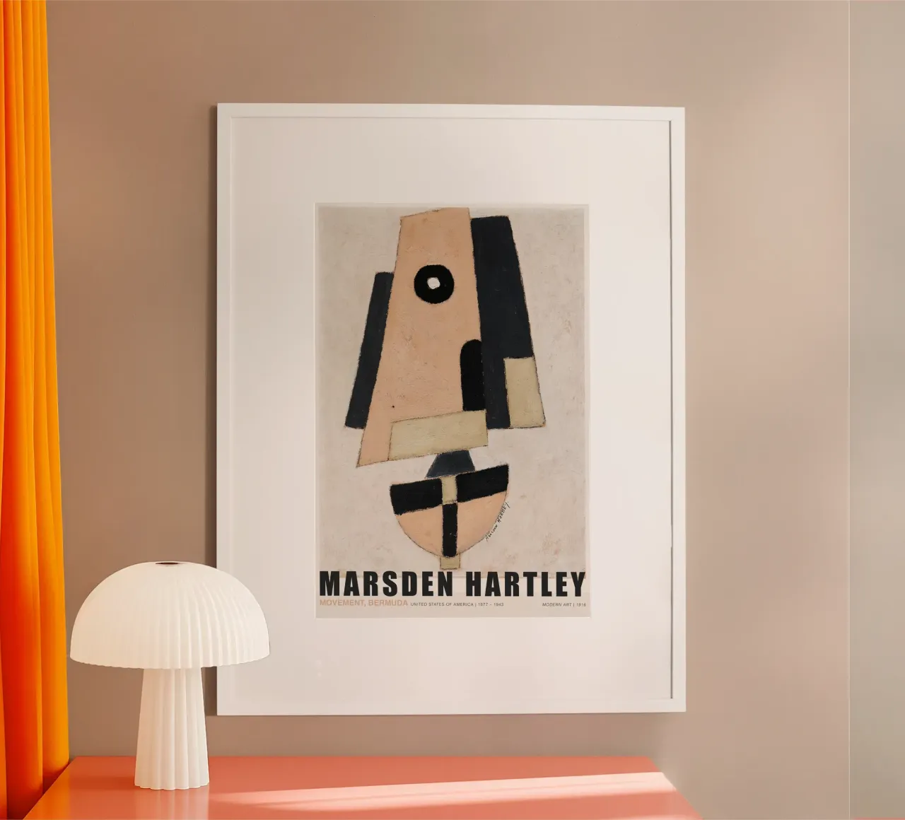 Hartley Mardsen - Movement Bermuda poster con telaio in alluminio da Old Masters