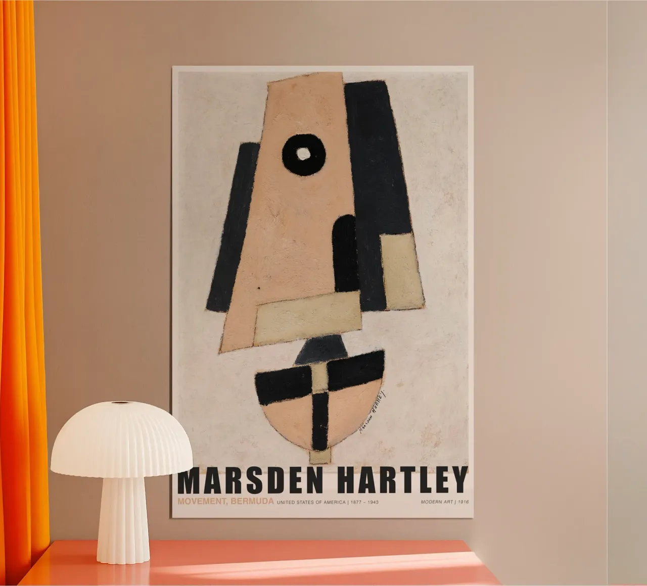 Hartley Mardsen - Movement Bermuda poster con telaio in alluminio da Old Masters