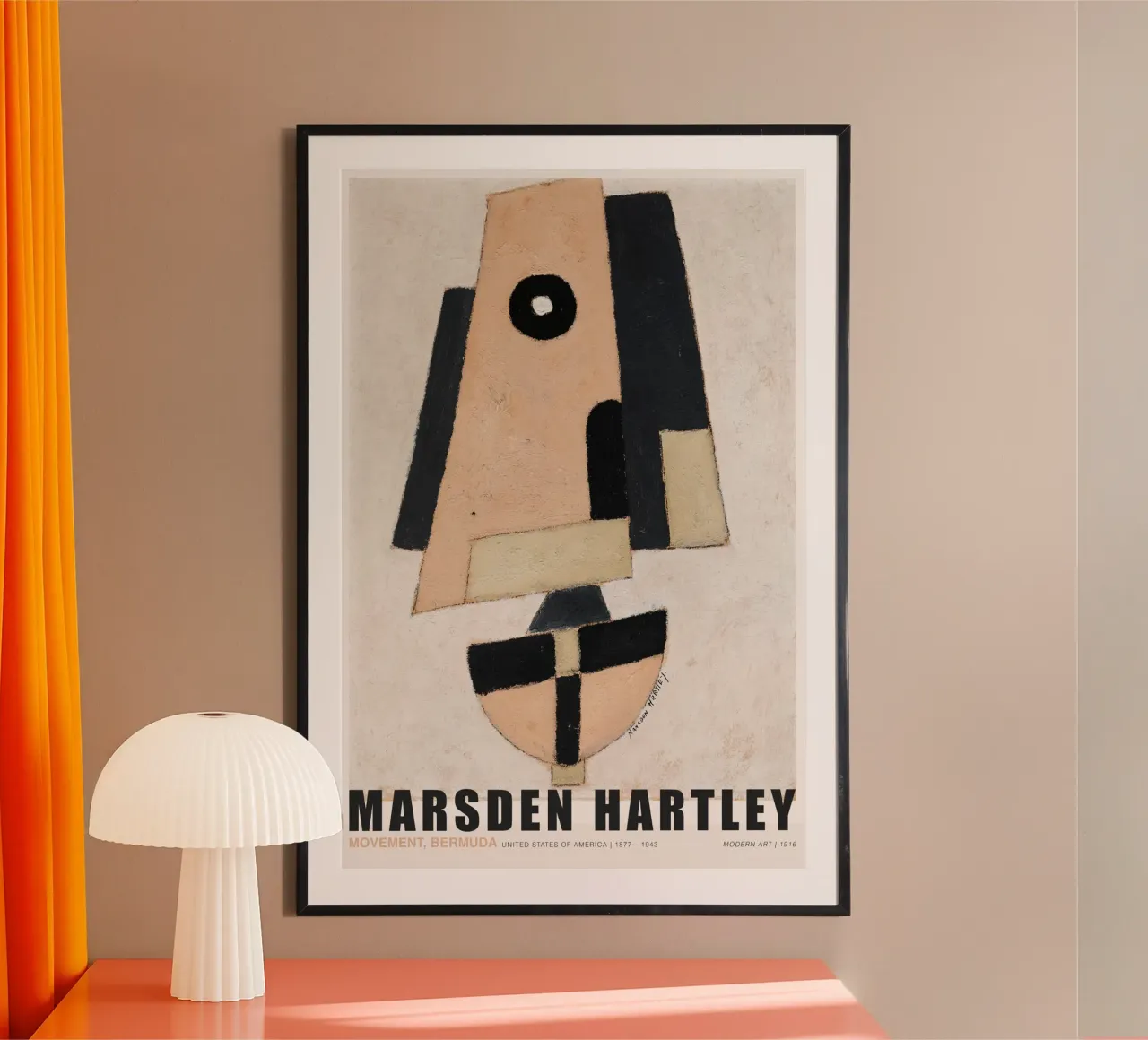 Hartley Mardsen - Movement Bermuda poster con telaio in alluminio da Old Masters