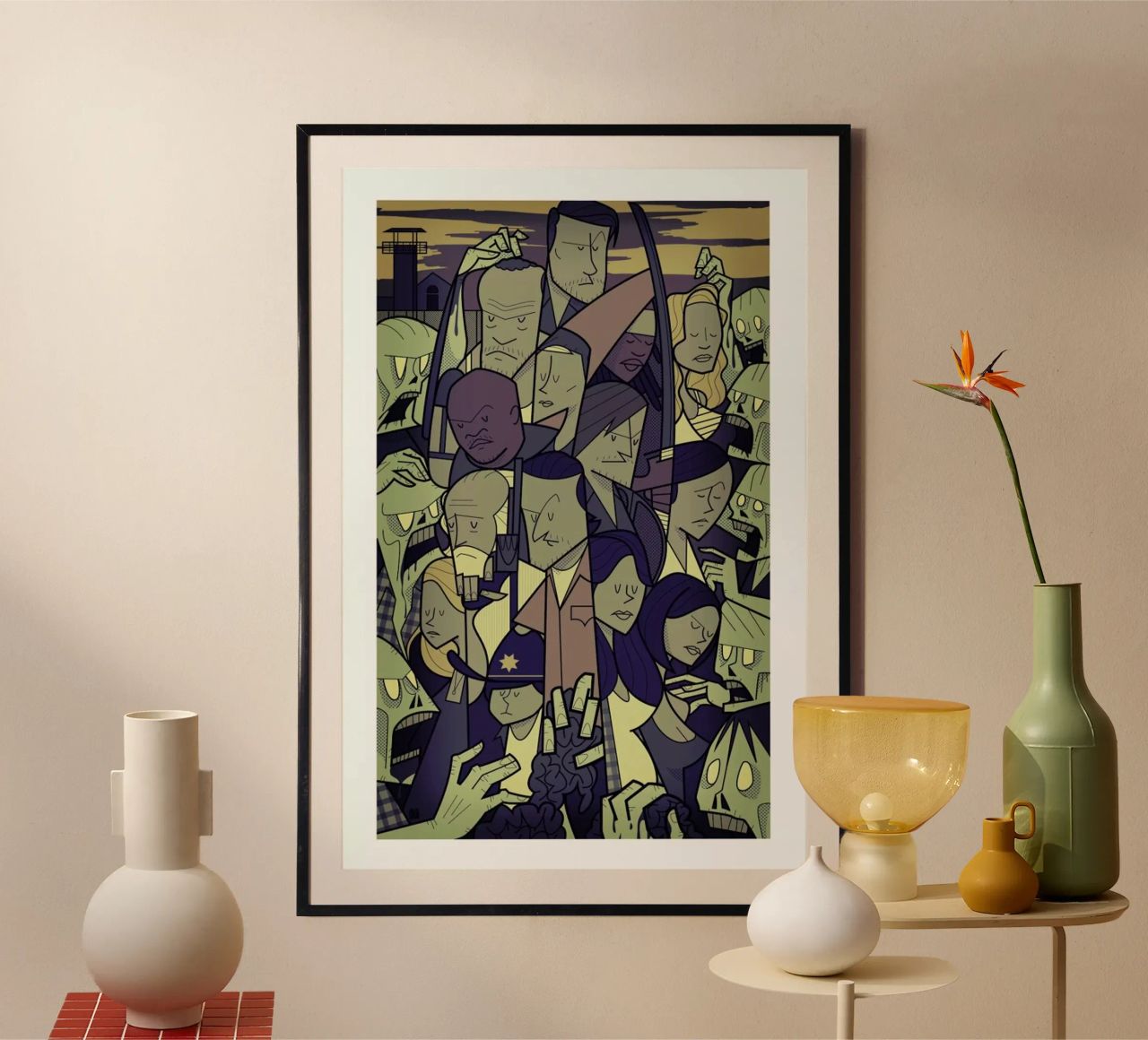 The Walking Dead Poster von Ale Giorgini