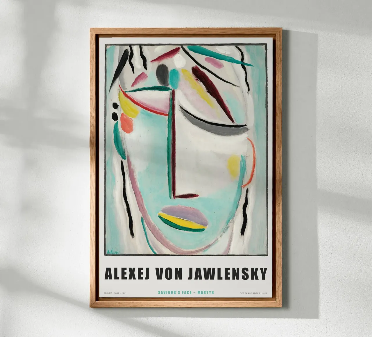Alexej von Jawlenski - Retter Gesicht Märtyrer tela con Cornice a cassetta da Old Masters