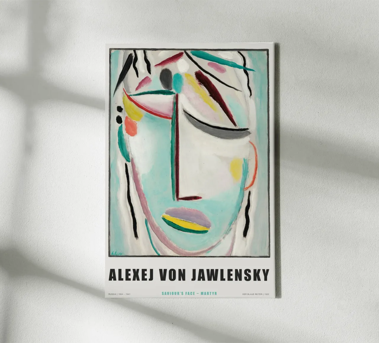 Alexej von Jawlenski - Retter Gesicht Märtyrer tela con Cornice a cassetta da Old Masters