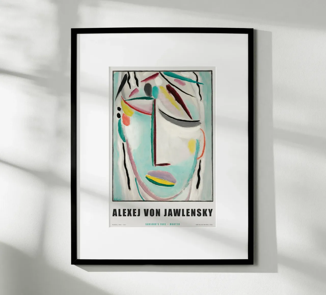 Alexej von Jawlenski - Retter Gesicht Märtyrer poster da Old Masters