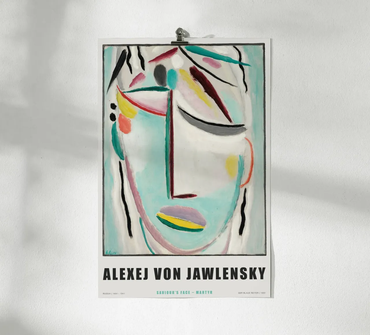 Alexej von Jawlenski - Retter Gesicht Märtyrer poster da Old Masters