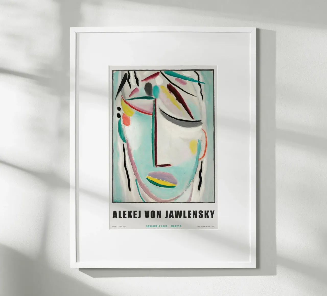 Alexej von Jawlenski - Retter Gesicht Märtyrer poster da Old Masters