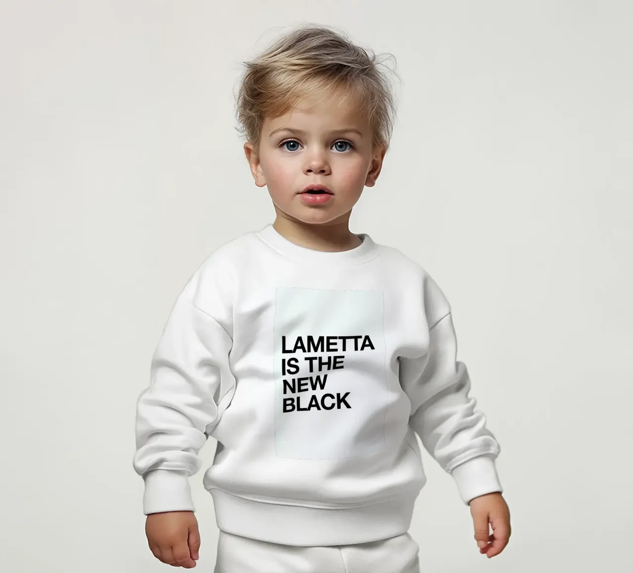 Lametta Is The New Black felpa neonato da Studio One