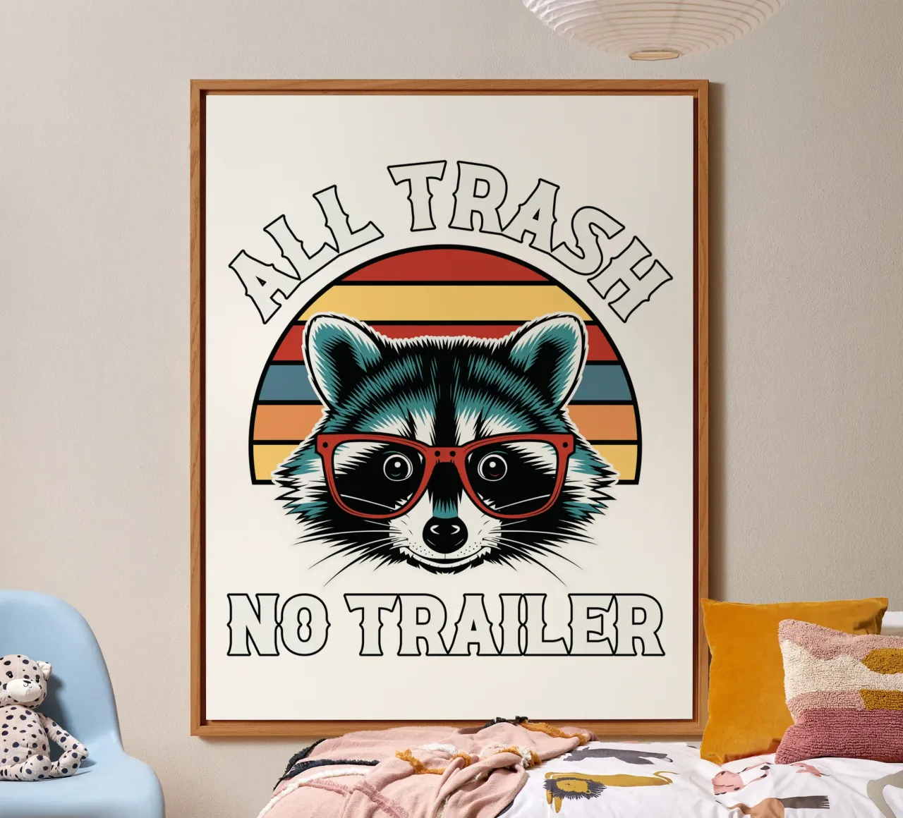 All Trash No Trailer alluminio dibond da edsonramosart