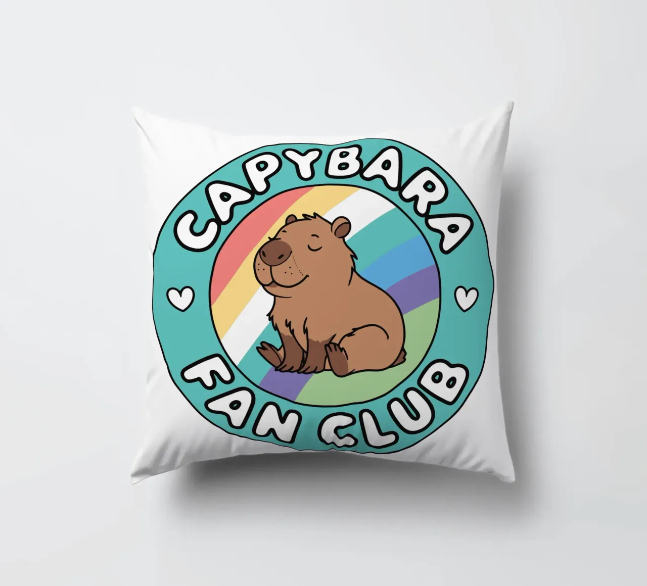 Capybara Fan Club cuscino da edsonramosart