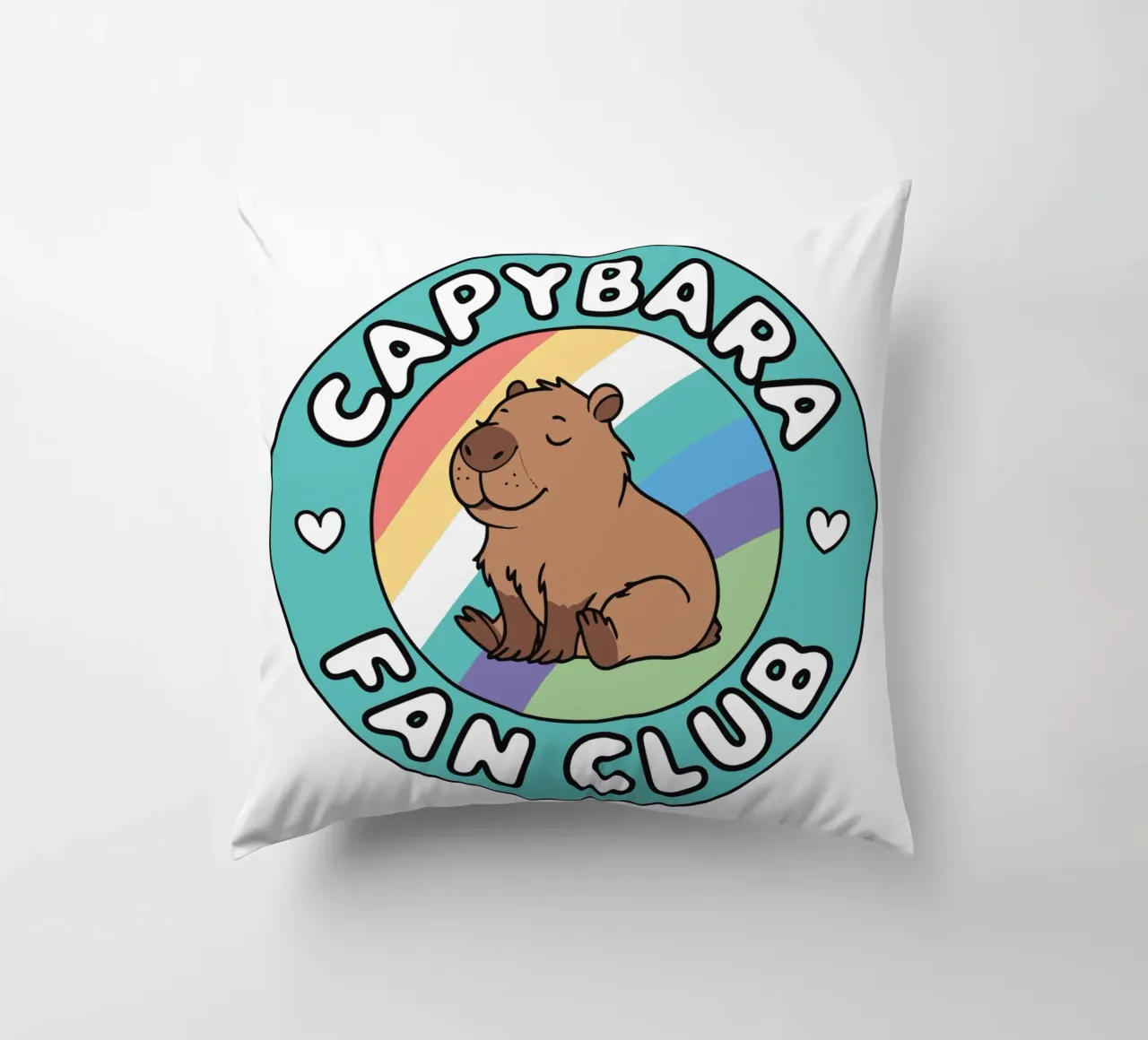 Capybara Fan Club cuscino da edsonramosart