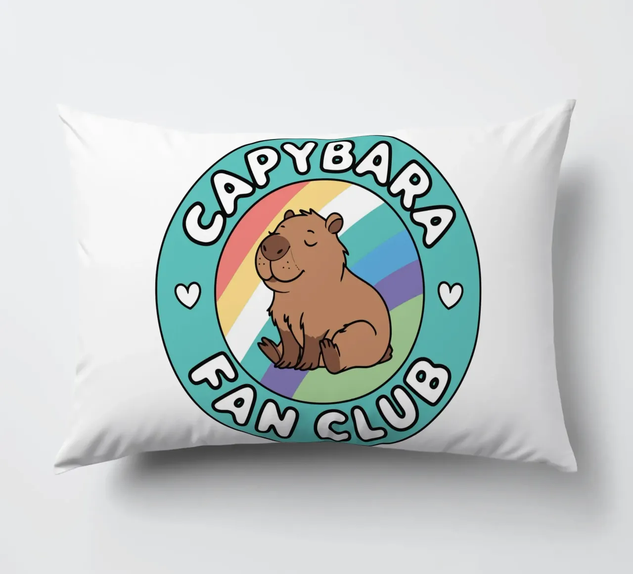Capybara Fan Club cuscino da edsonramosart