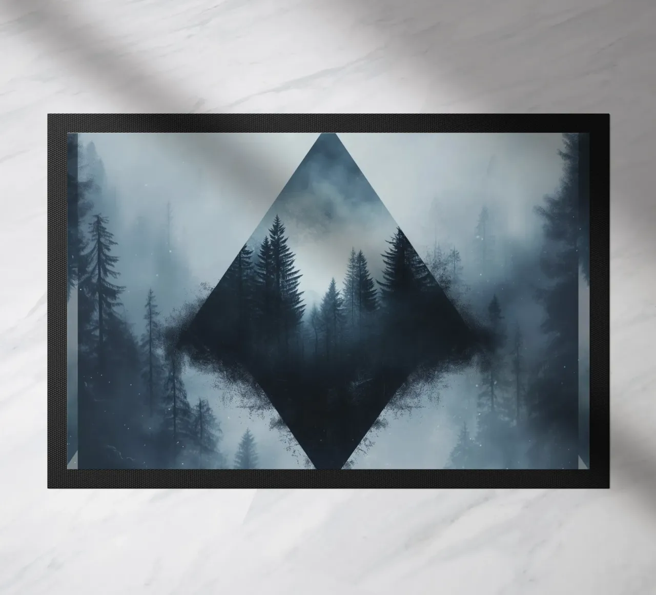 Snow emerge 3 - Icon doormat by The Quiet Senju