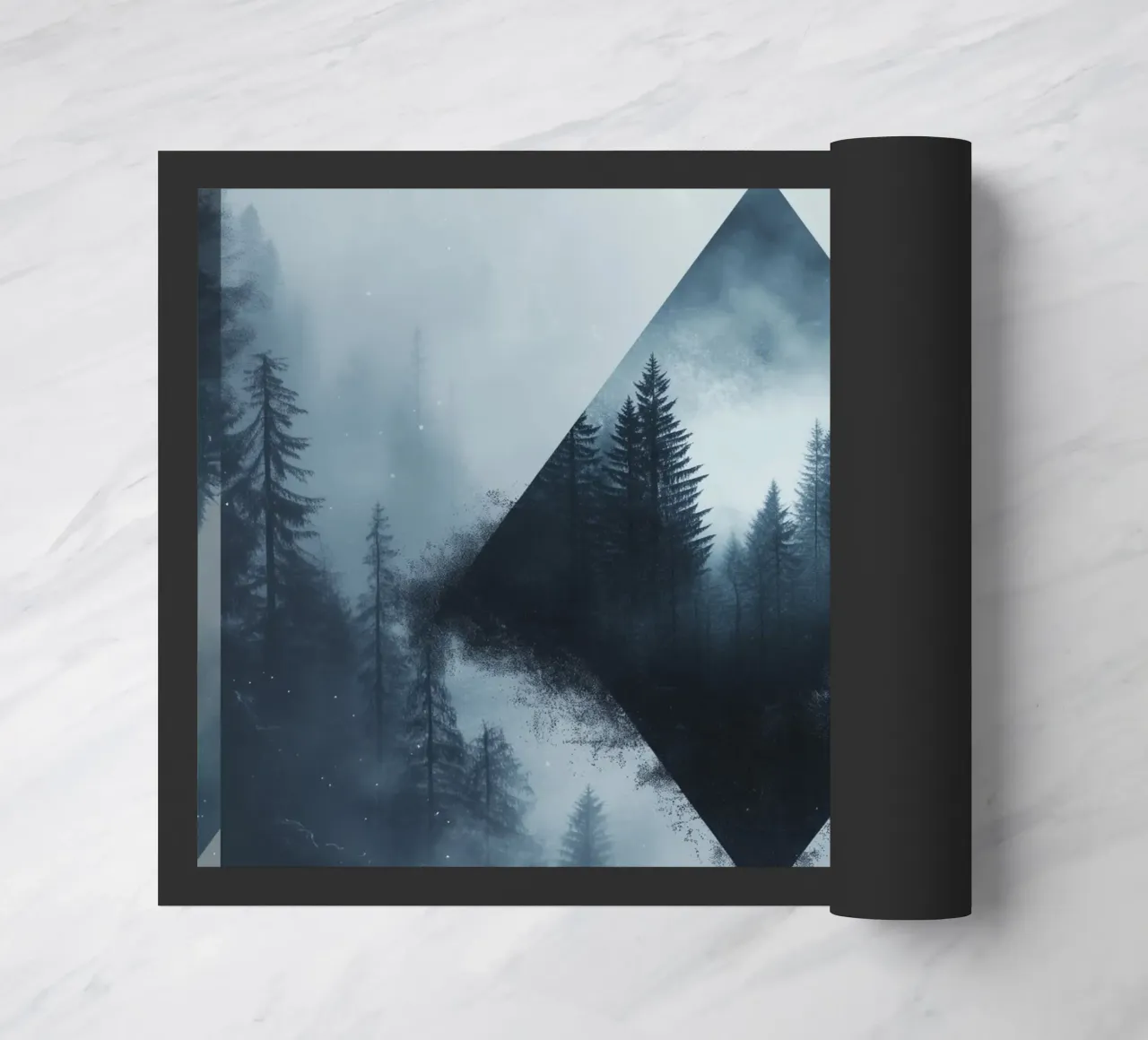 Snow emerge 3 - Icon doormat by The Quiet Senju