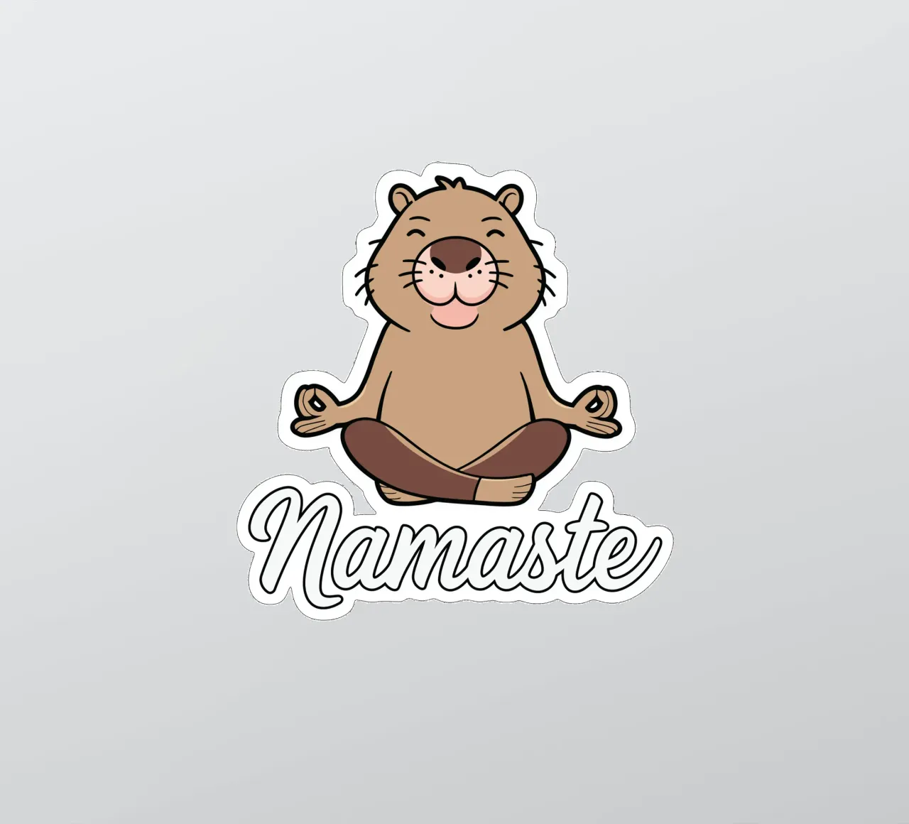 Namaste sticker by edsonramosart