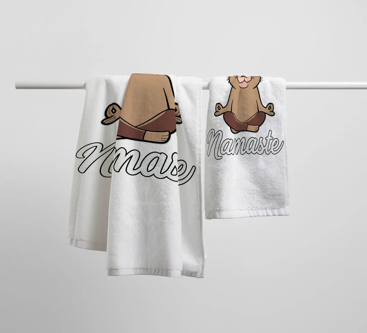 Namaste towel by edsonramosart