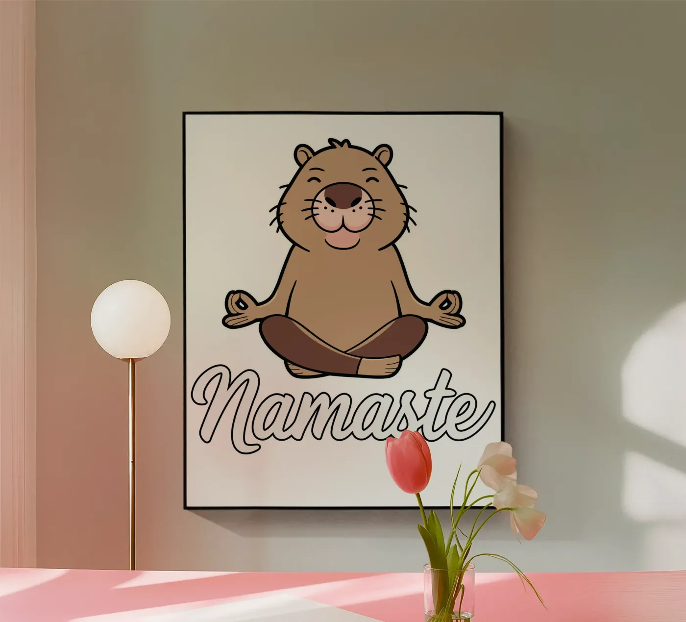 Namaste plexiglas de edsonramosart