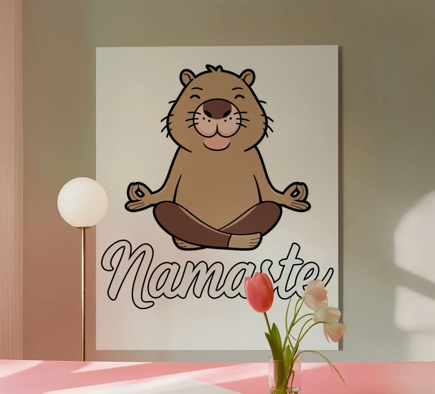 Namaste plexiglas de edsonramosart