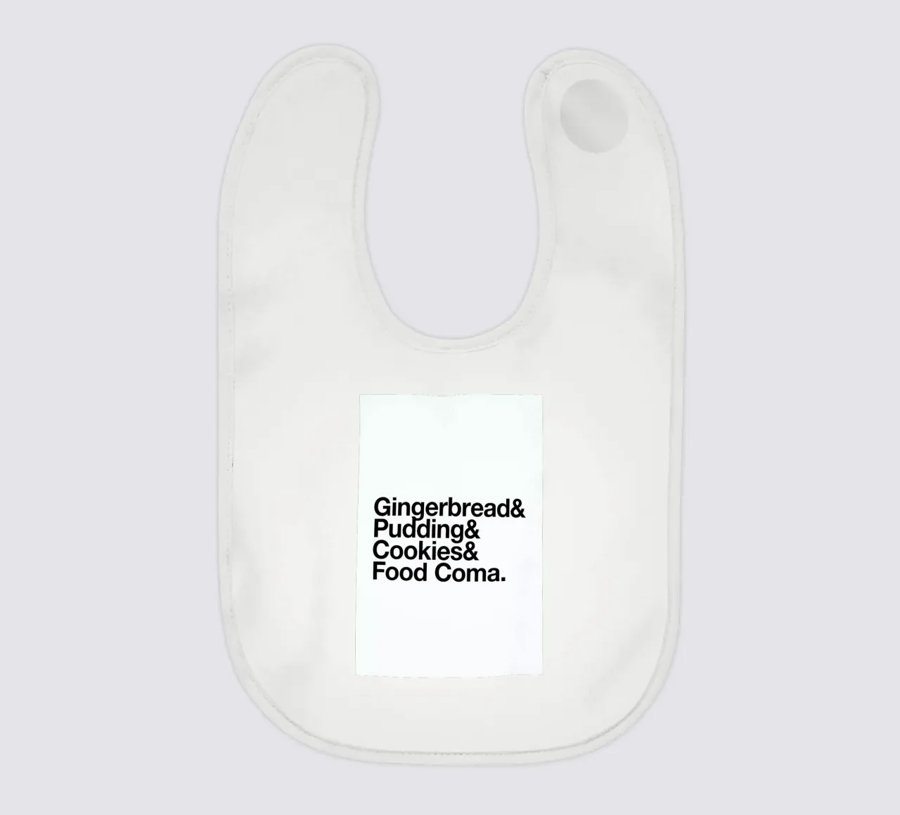 Food Coma baby bib by Studio One