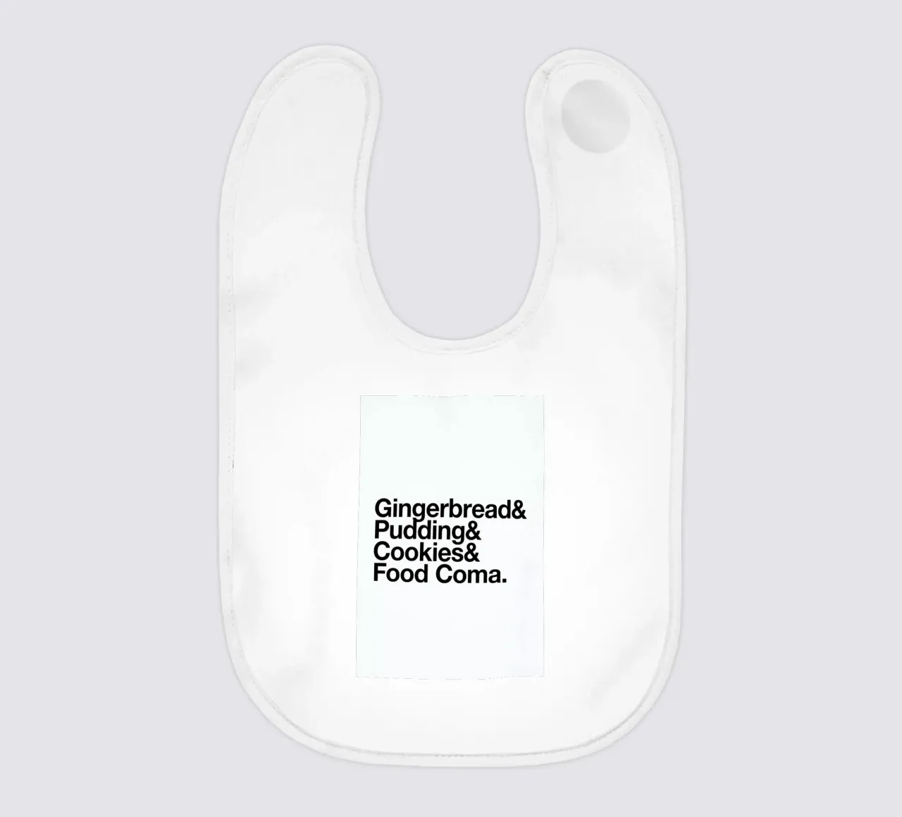Food Coma baby bib by Studio One