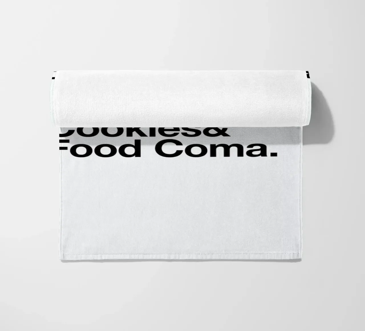 Food Coma beach towel by Studio One