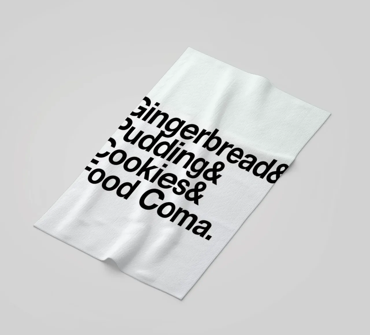 Food Coma beach towel by Studio One