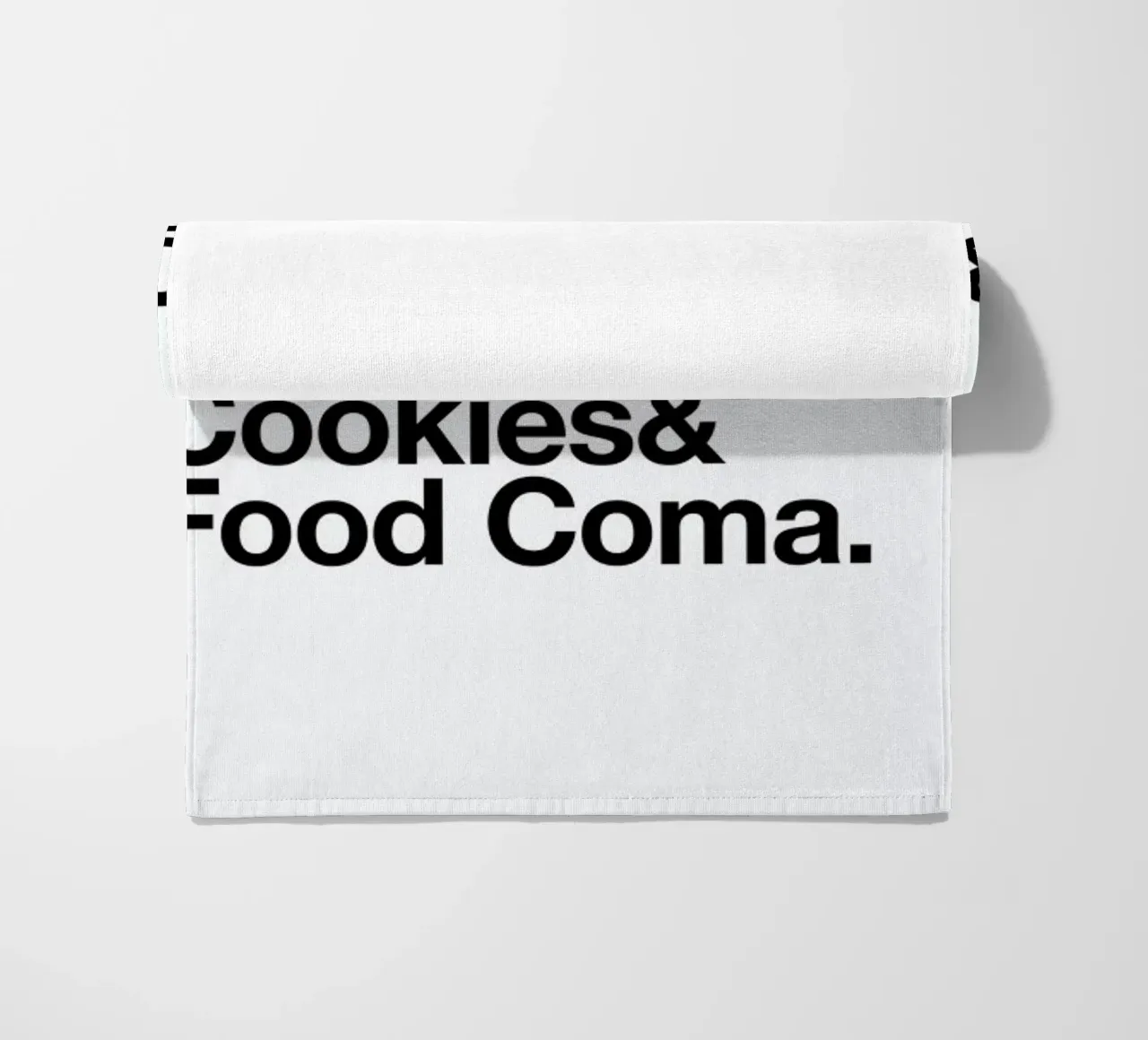 Food Coma beach towel by Studio One