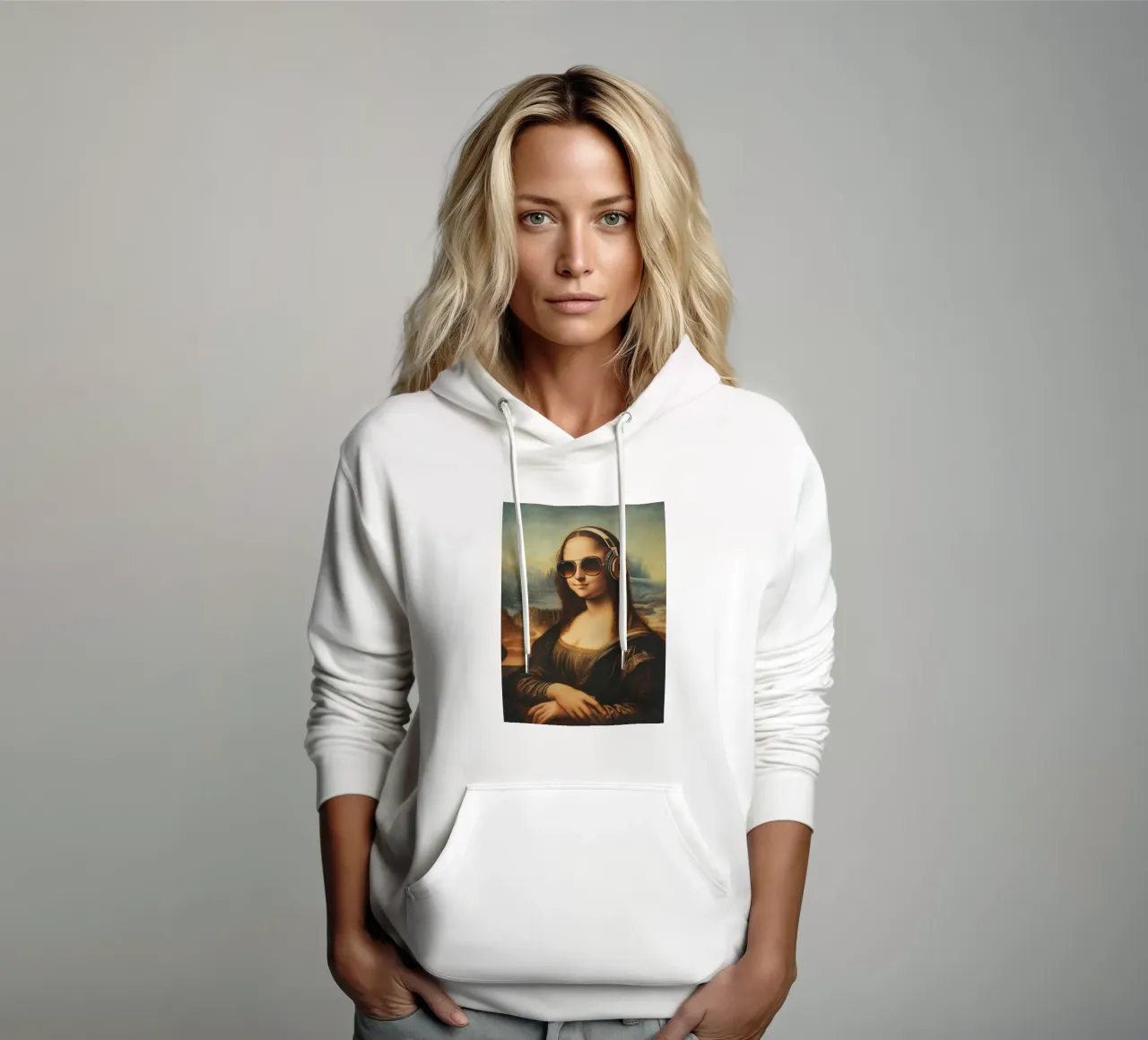 Monalisa modern felpa con cappuccio da LisaArtes