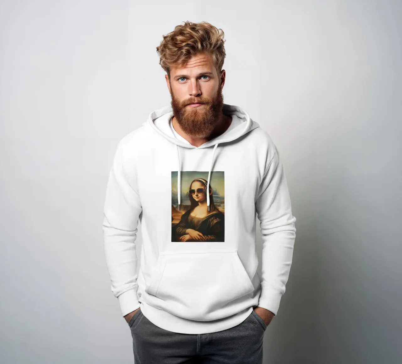 Monalisa modern felpa con cappuccio da LisaArtes