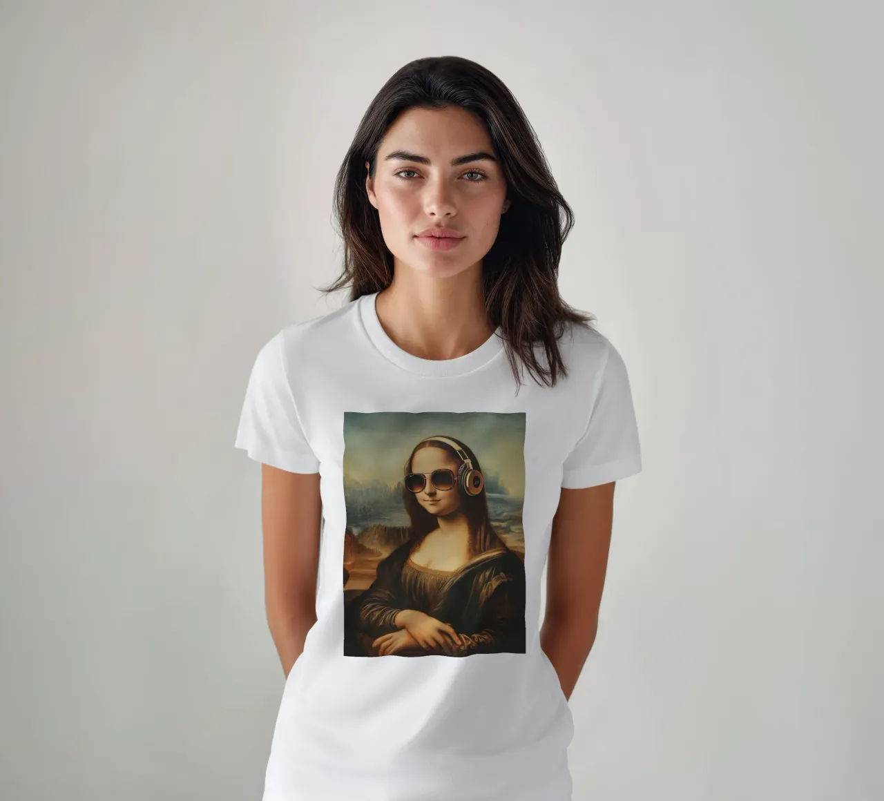 Monalisa modern t-shirt da LisaArtes