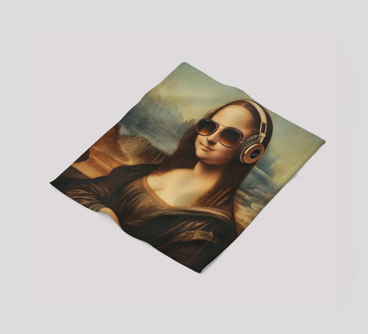Monalisa modern coperta in pile da LisaArtes