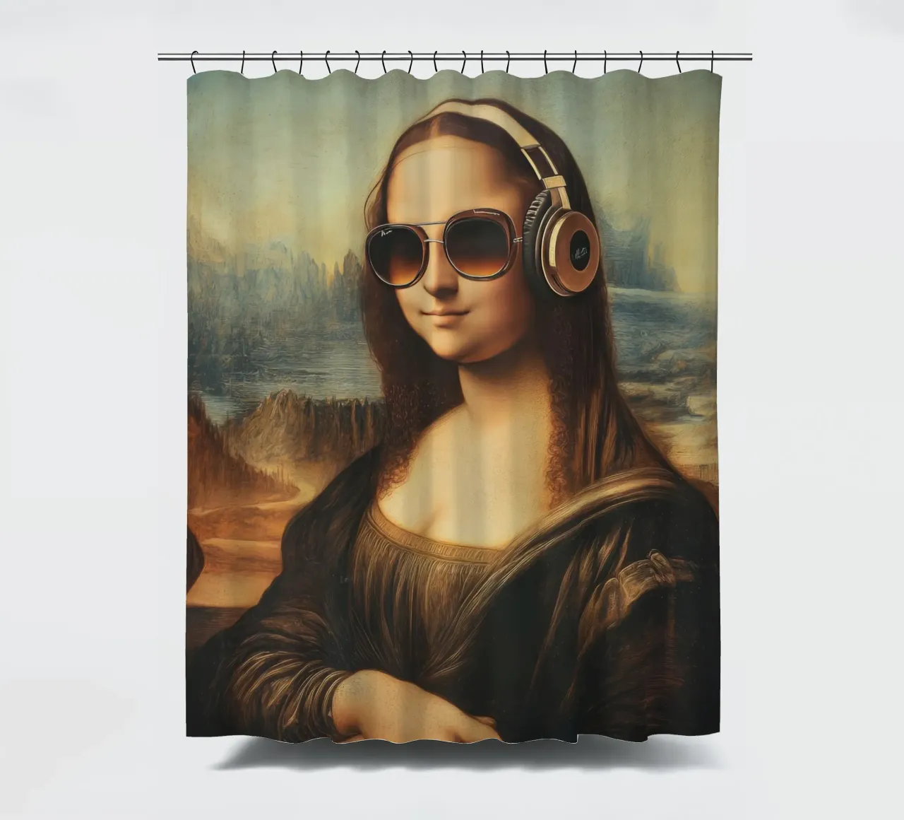 Monalisa modern Duschvorhang von LisaArtes