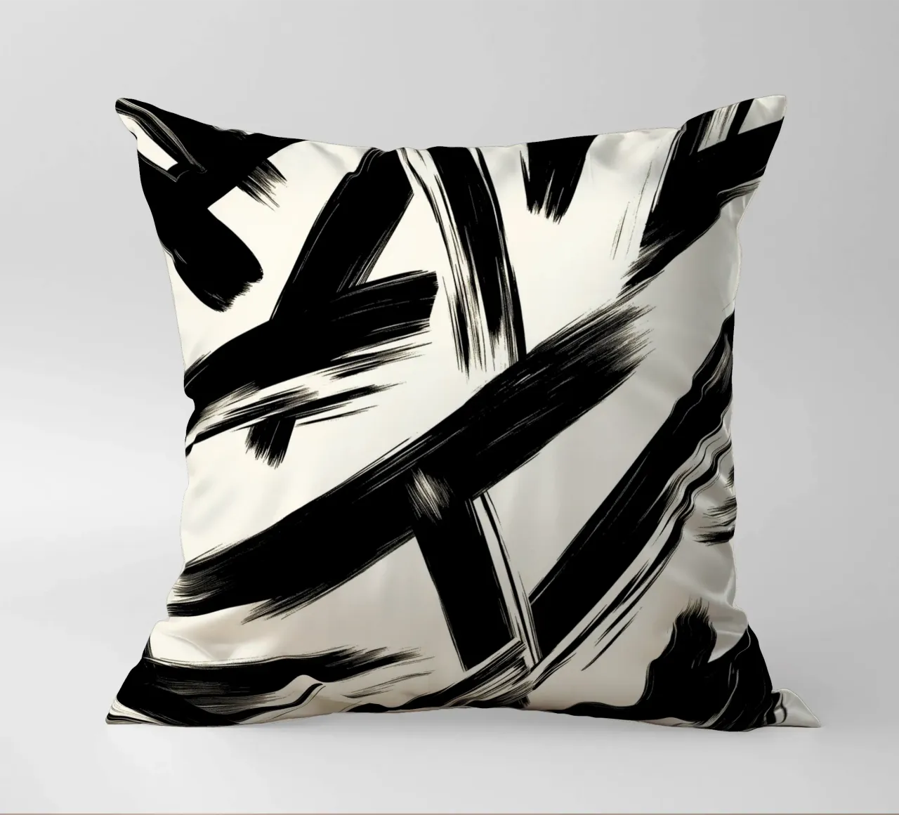 Astrazione in bianco e nero cuscino da DWA