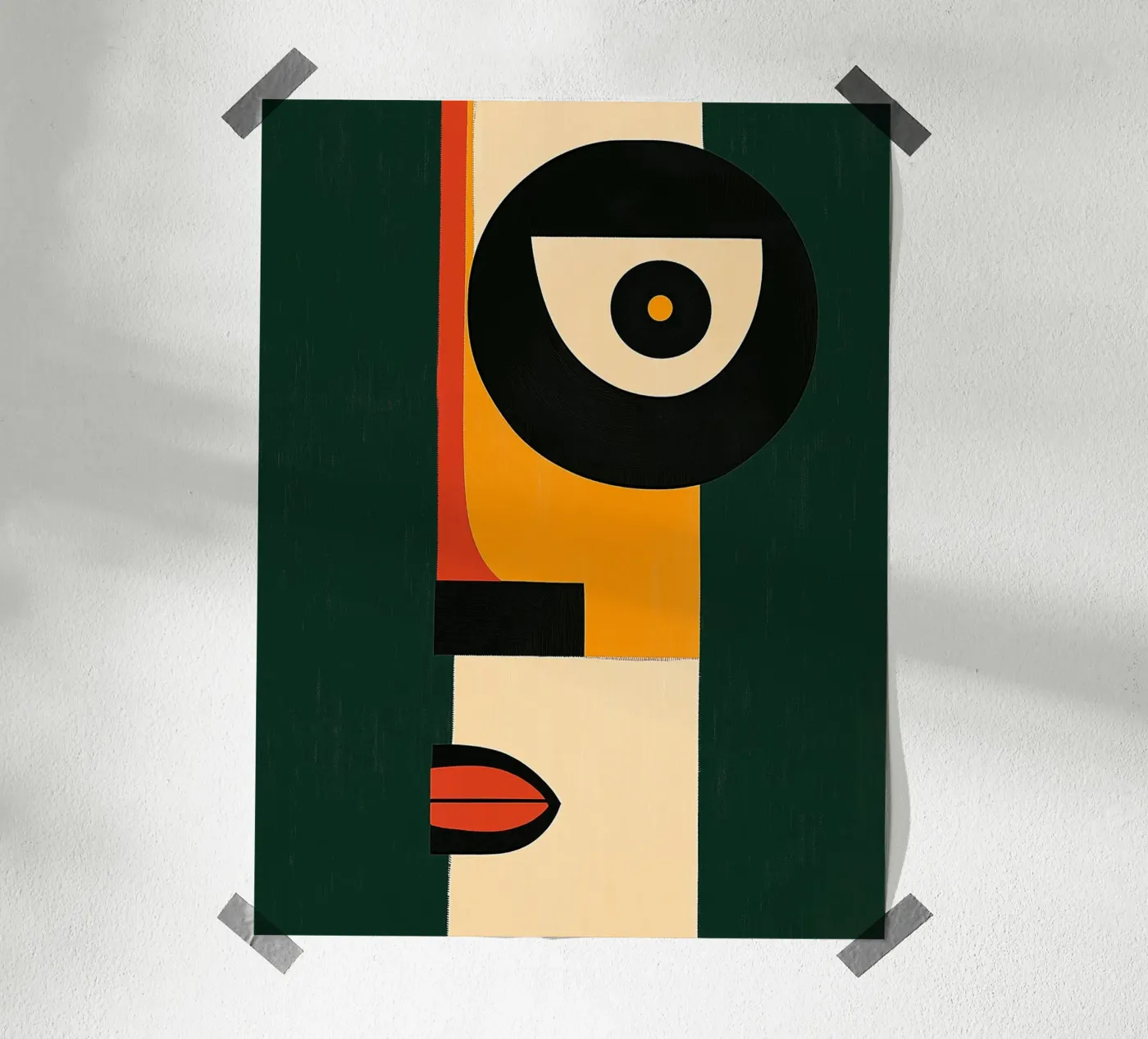 Abstract portrait poster by DWA