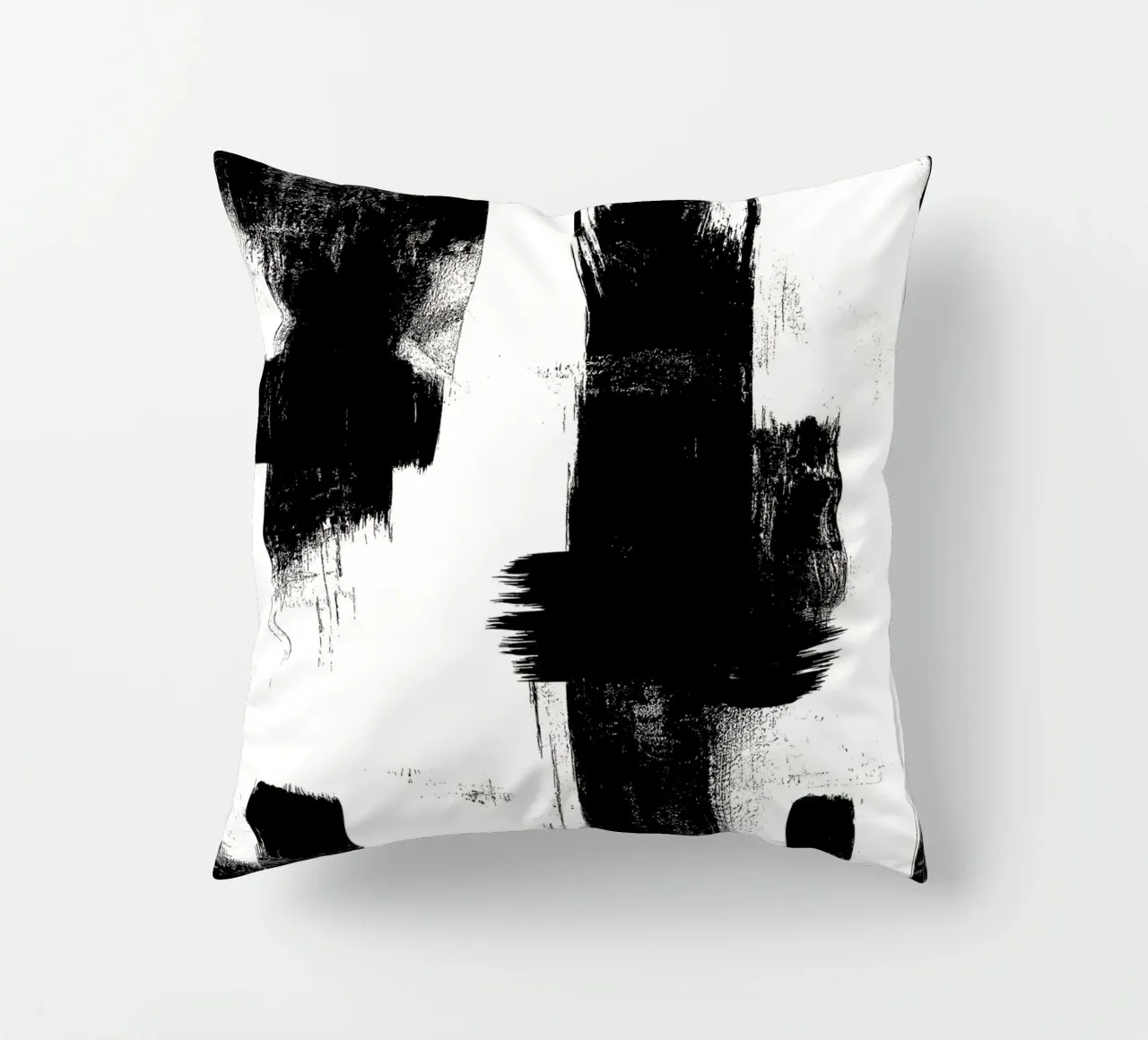 Astrazione in bianco e nero cuscino da DWA