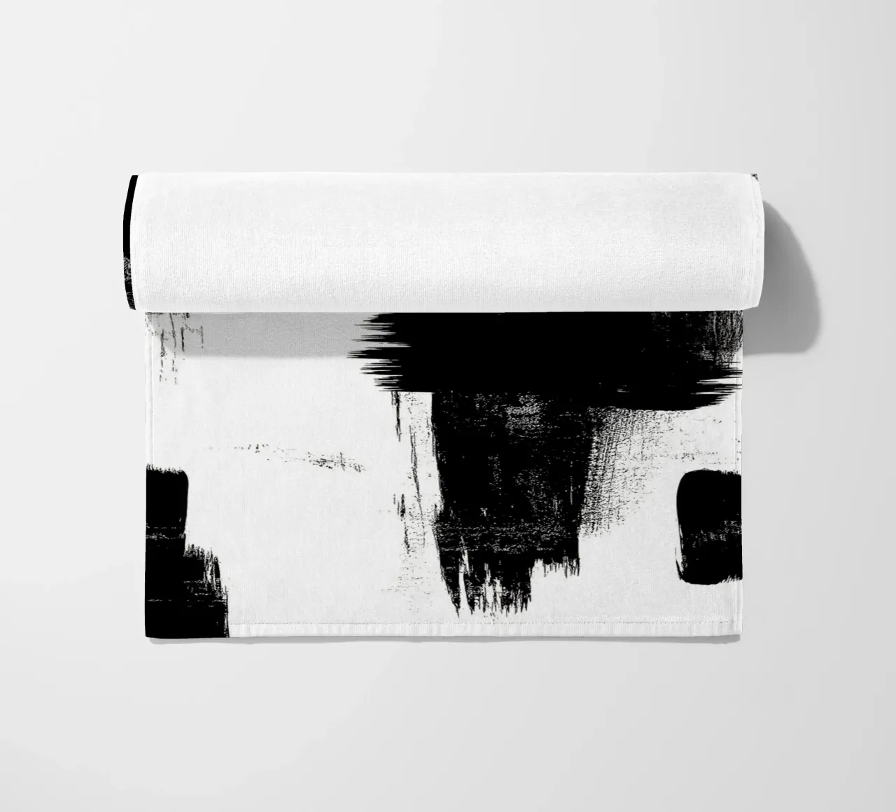 Astrazione in bianco e nero telo mare da DWA