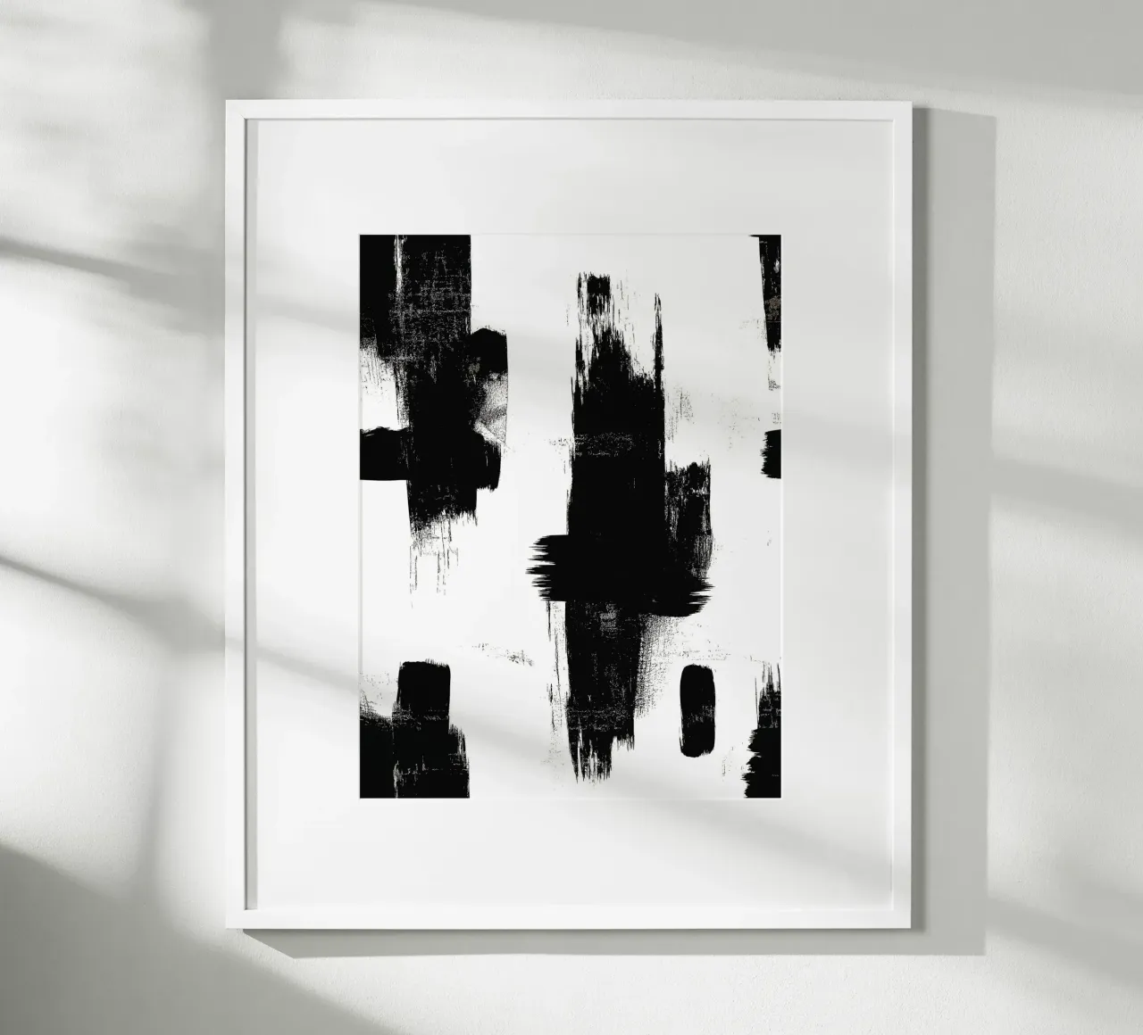Astrazione in bianco e nero carta hahnemühle da DWA