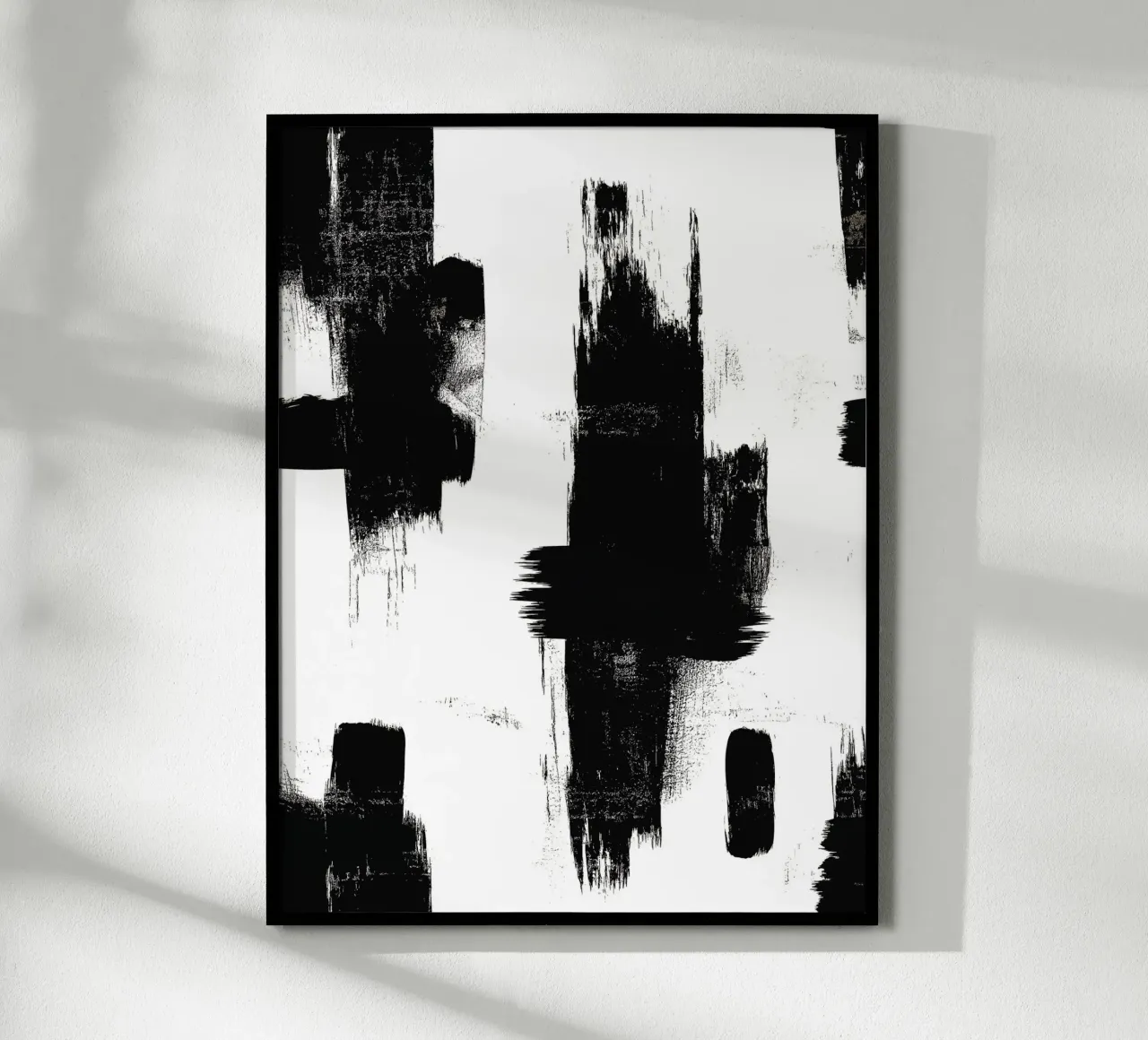 Astrazione in bianco e nero carta hahnemühle da DWA