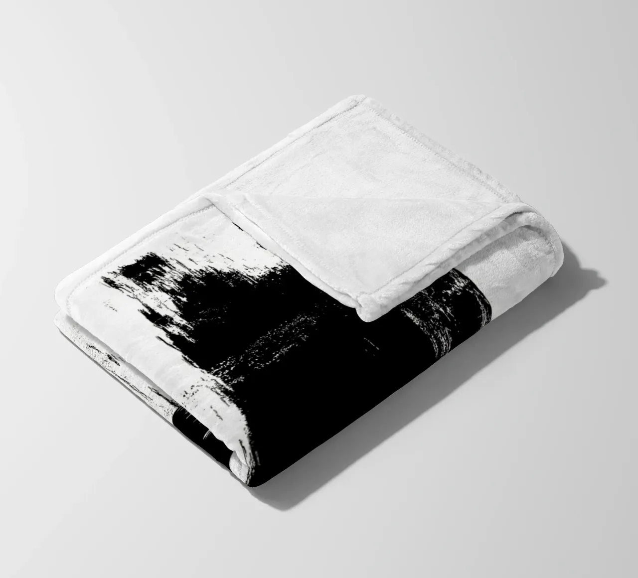 Astrazione in bianco e nero coperta in pile da DWA