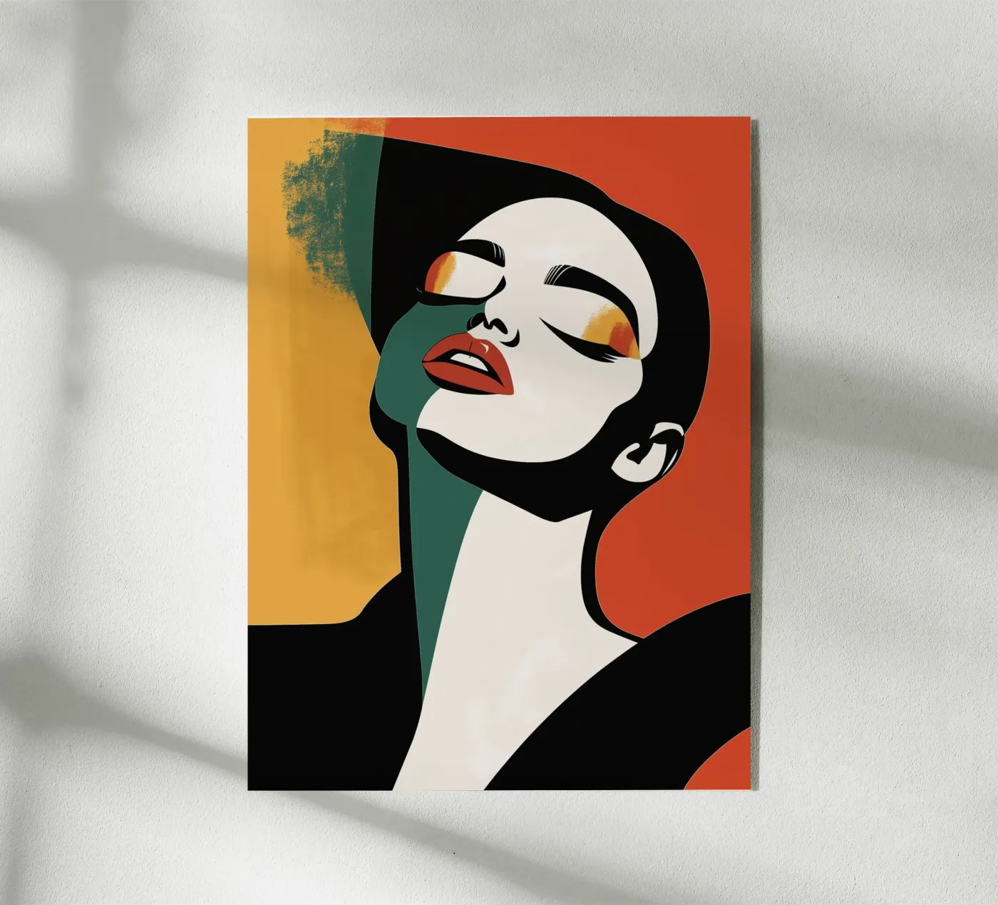 Portrait graphique plexiglas de DWA