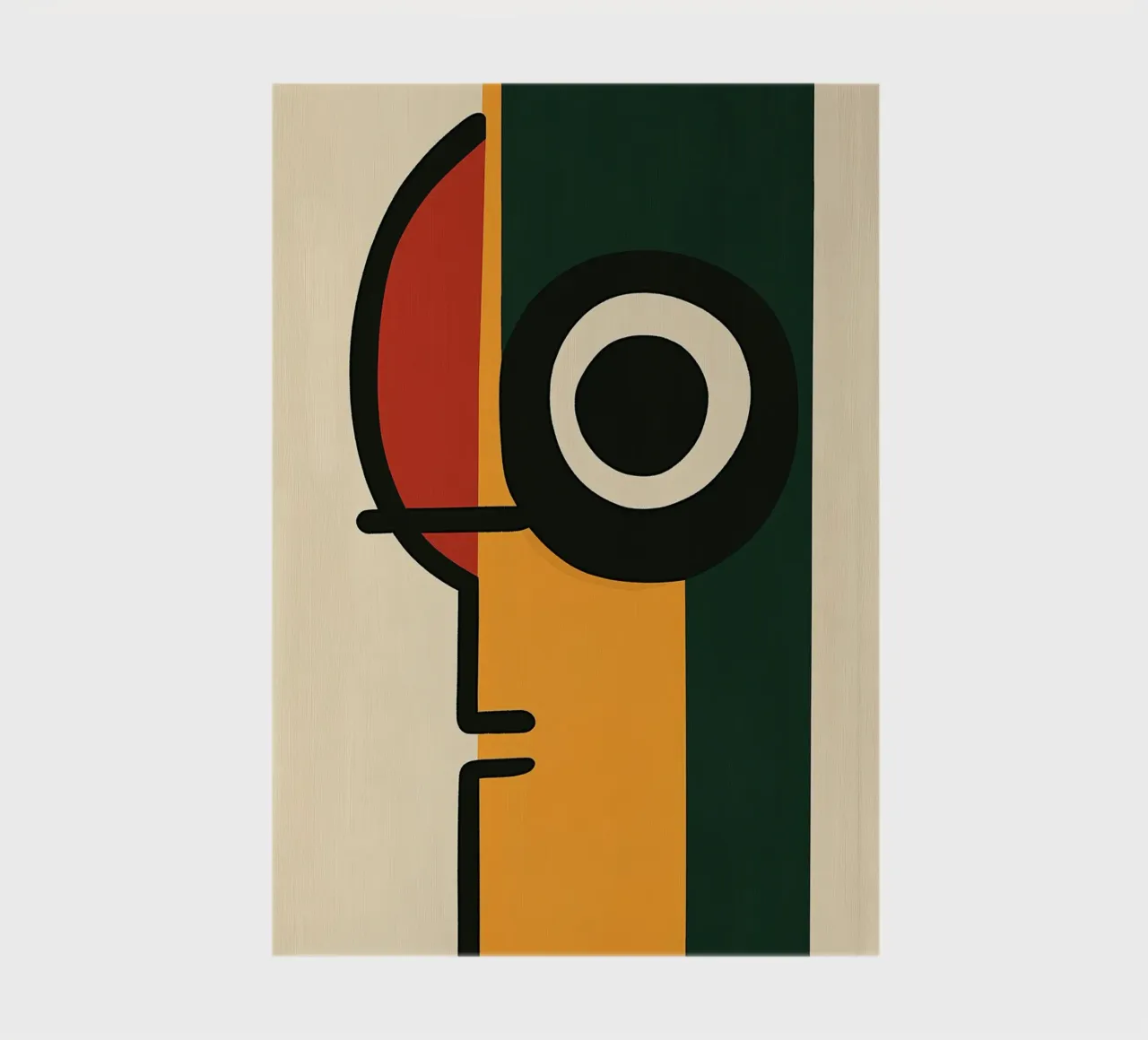 Minimalist abstract profile notebook by DWA