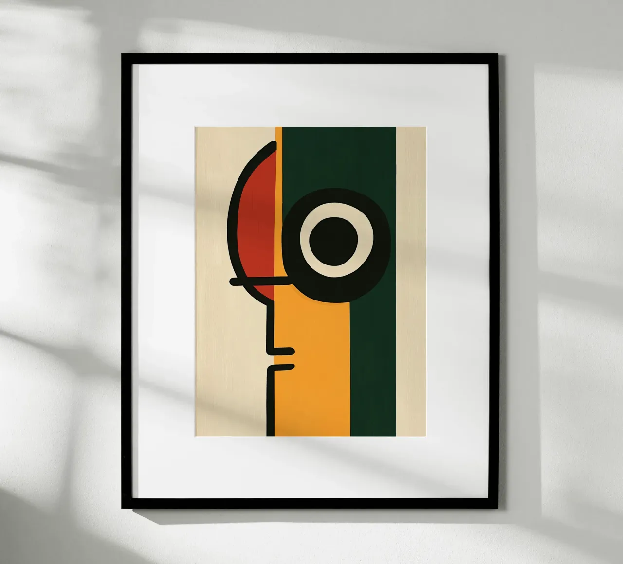Minimalist abstract profile poster by DWA
