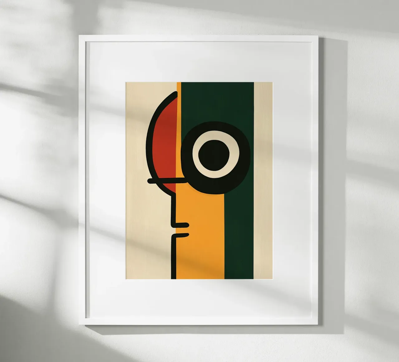 Minimalist abstract profile poster by DWA