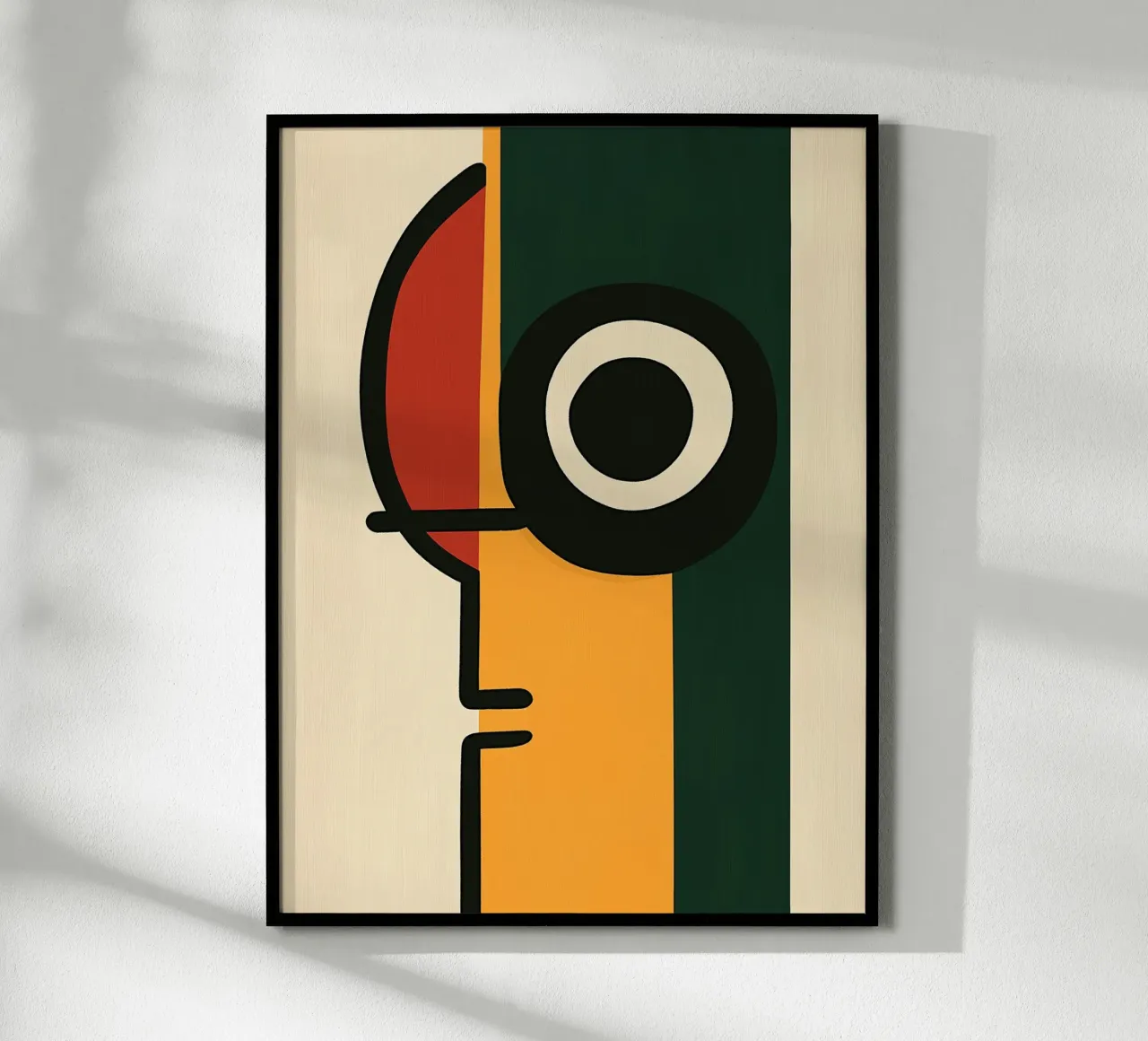 Minimalist abstract profile poster by DWA