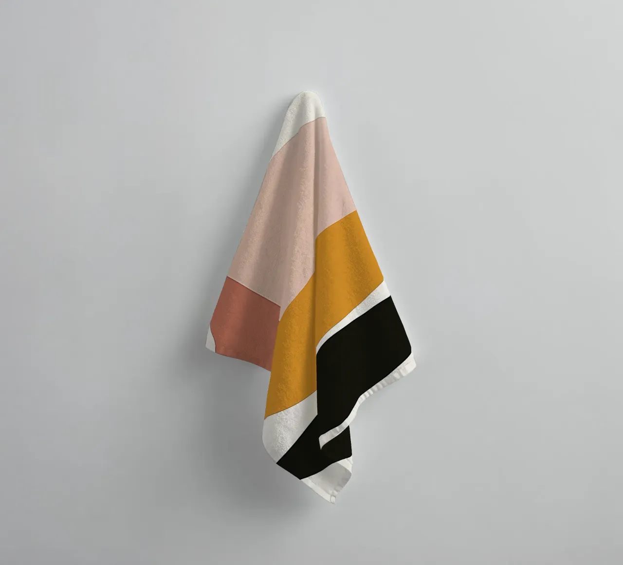 Abstract geometric circle towel by DWA