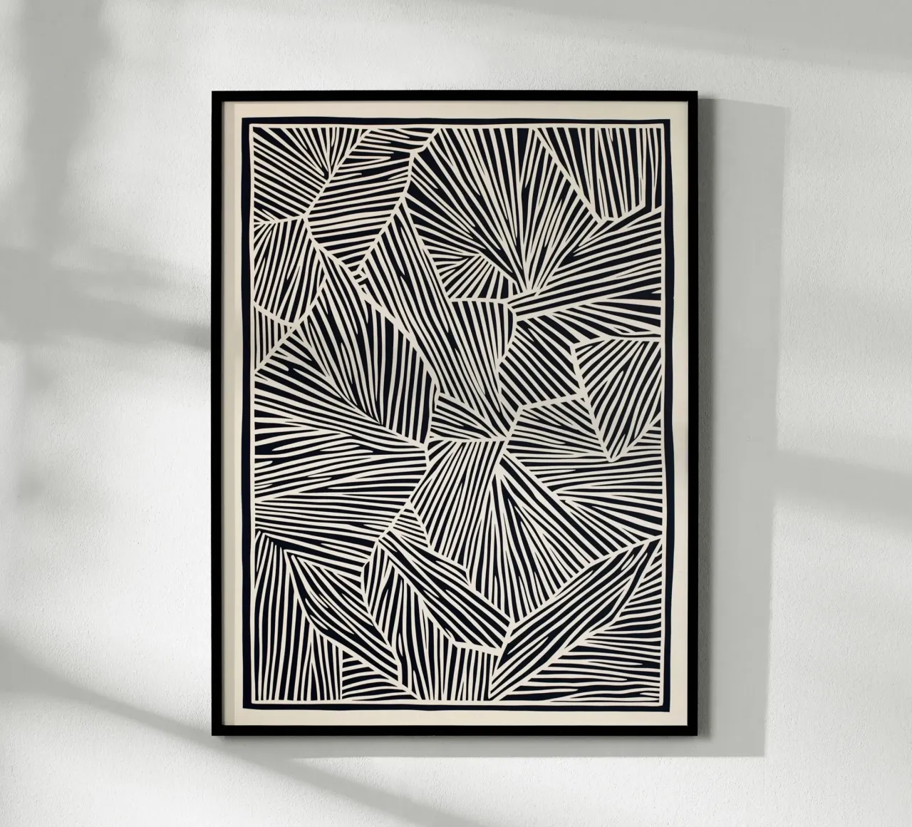 Motivo grafico di linee astratte carta hahnemühle da DWA