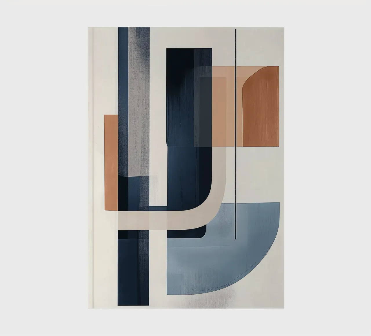 Modern geometric composition notebook by DWA